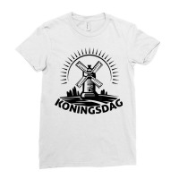 Funny Koningsdag Netherlands. Cute Kingsday Amsterdam Gift T Shirt Ladies Fitted T-shirt | Artistshot