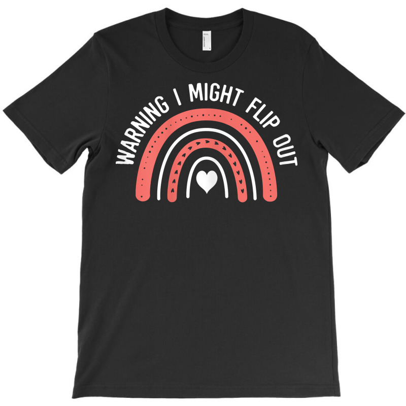 Cheerleading Funny Warning I Might Flip Out Gymnastics Art T Shirt T-shirt | Artistshot