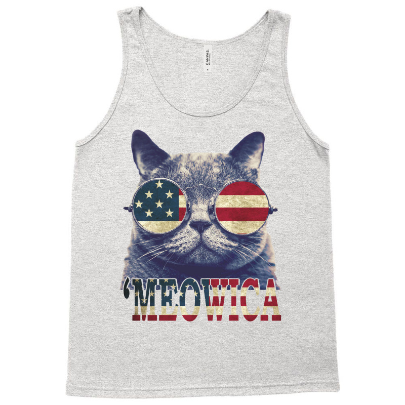 4th Of July Tshirt Cat Meowica Tank Top | Artistshot
