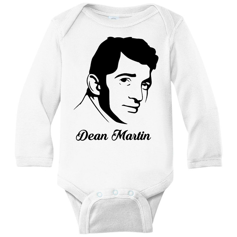 Dean Martin Long Sleeve Baby Bodysuit by Kimochi | Artistshot