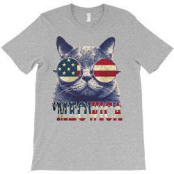 4th of july tshirt cat meowica T-Shirt | Artistshot