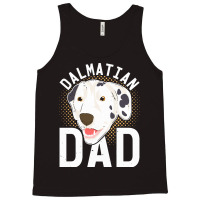 Dalmatian T  Shirt Dalmatian Dad Dog Lover Dog Owner Dalmatian T  Shir Tank Top | Artistshot