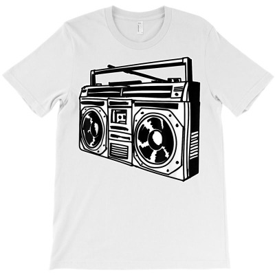 Ghetto Blaster 80's 90's Hip Hip Rap T Shirt T-shirt Designed By Ebertfran1985