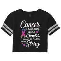 Breast Cancer Metastatic Breast Cancer Cancer Is Only A Chapter Of My Scorecard Crop Tee | Artistshot