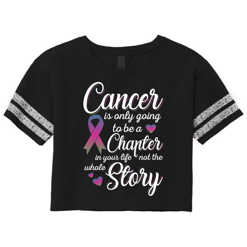 Breast Cancer Metastatic Breast Cancer Cancer Is Only A Chapter Of My Scorecard Crop Tee by offensejuggler | Artistshot