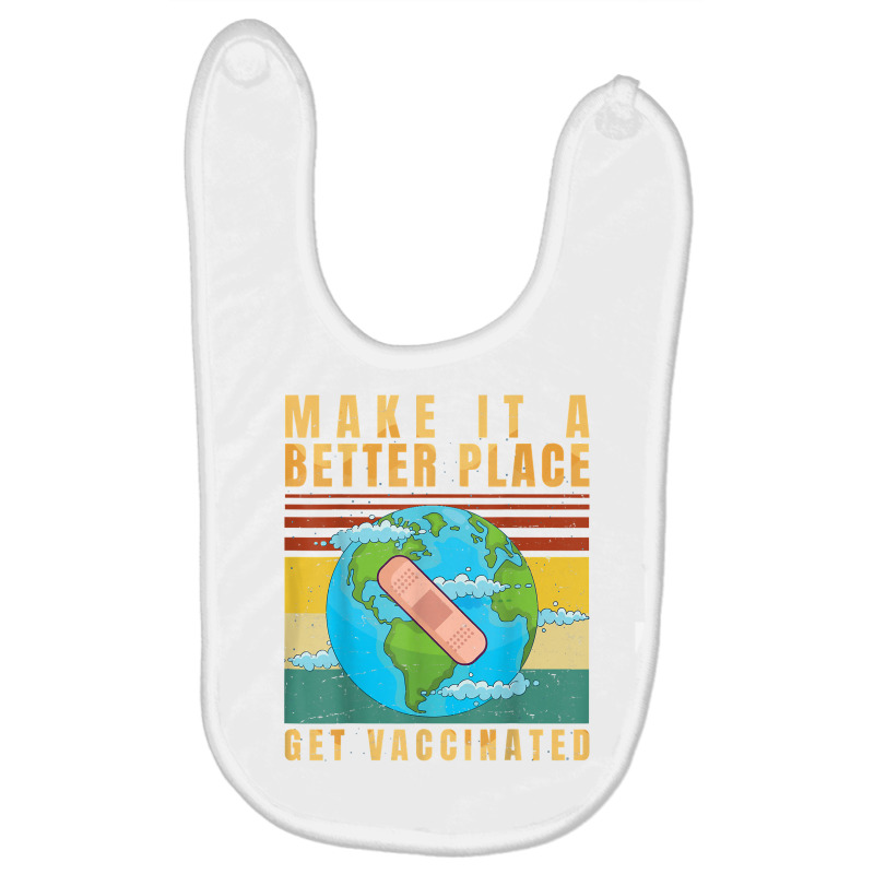 Vaccinated   Vaccine   Pro Vaccination   Immunization   T Shirt Baby Bibs by saldeenshakir | Artistshot