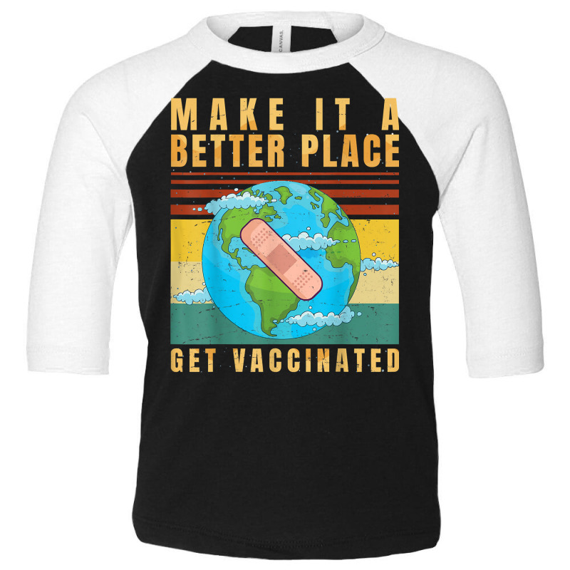 Vaccinated   Vaccine   Pro Vaccination   Immunization   T Shirt Toddler 3/4 Sleeve Tee by saldeenshakir | Artistshot