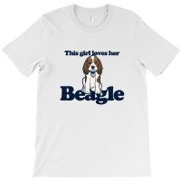 This Girl Loves Her Beagle T-shirt | Artistshot