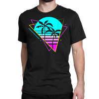 Vaporwave Aesthetic. Vintage Palm Paradise. Retro Palm Tree T Shirt Classic T-shirt | Artistshot