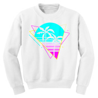 Vaporwave Aesthetic. Vintage Palm Paradise. Retro Palm Tree T Shirt Youth Sweatshirt | Artistshot