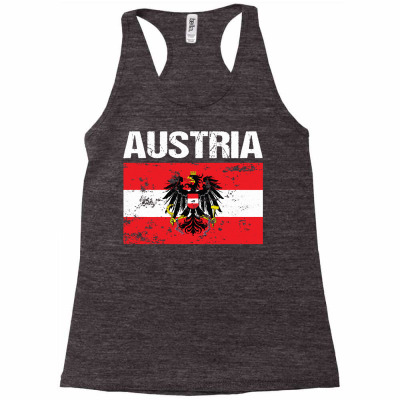 Austrian Flag Austria Vienna Eagle Long Sleeve T Shirt Racerback Tank Designed By Marsh0545