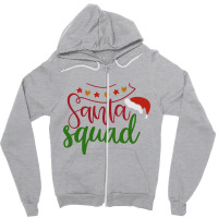 Santa Squad Zipper Hoodie | Artistshot