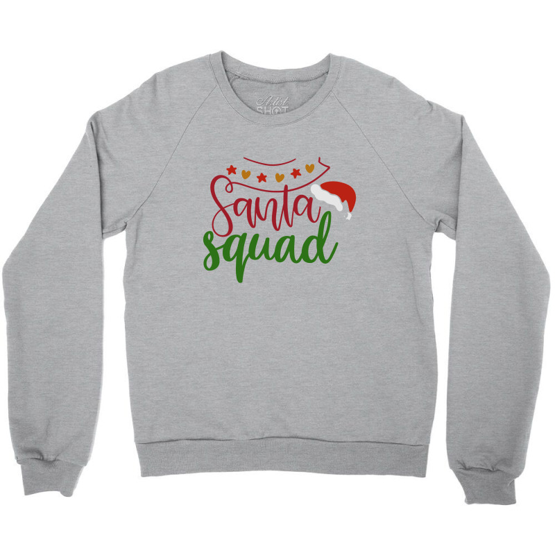 Santa Squad Crewneck Sweatshirt by Chiks | Artistshot