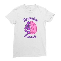 Normalize Therapy - Society Ladies Fitted T-shirt | Artistshot