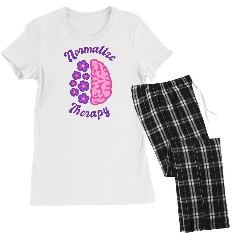 Normalize Therapy - Society Women's Pajamas Set by Ashira_Designs | Artistshot