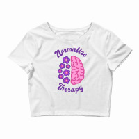 Normalize Therapy - Society Crop Top | Artistshot