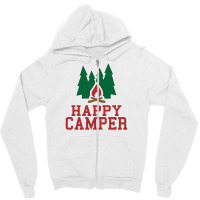Happy Camper Zipper Hoodie | Artistshot