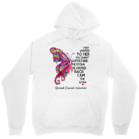 Womens Pink Butterfly I Am The Storm Breast Cancer Warrior T Shirt Unisex Hoodie | Artistshot