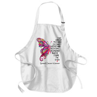 Womens Pink Butterfly I Am The Storm Breast Cancer Warrior T Shirt Medium-length Apron | Artistshot