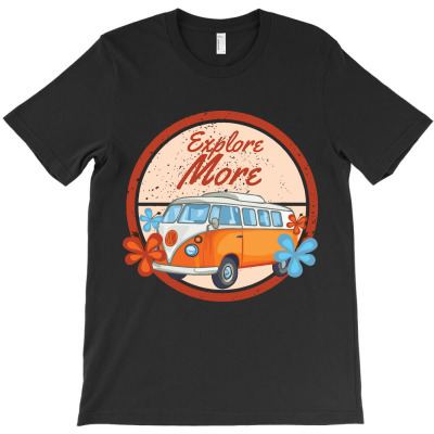 Explore More, Vintage Car, Cars T-shirt Designed By Elshan