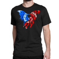 Tie Dye Bald Eagle American Flag Patriotic Happy 4th Of July T Shirt Classic T-shirt | Artistshot