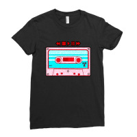 Cassette Music Tape Ladies Fitted T-shirt | Artistshot