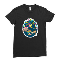 Tropical Paradise Ladies Fitted T-shirt | Artistshot