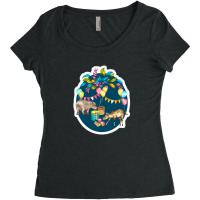 Tropical Paradise Women's Triblend Scoop T-shirt | Artistshot