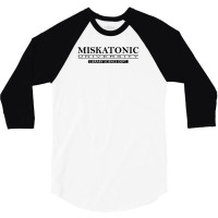 Miskatonic University 3/4 Sleeve Shirt | Artistshot