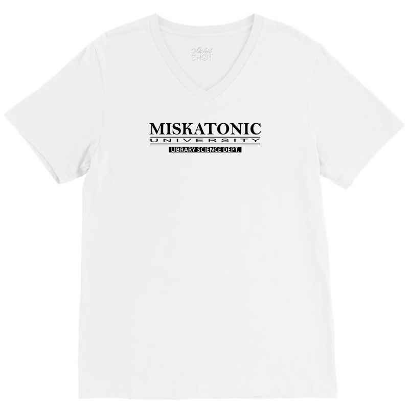 Miskatonic University V-neck Tee | Artistshot