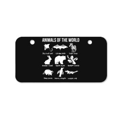 animals of the world funny vintage humor classic Bicycle License Plate | Artistshot