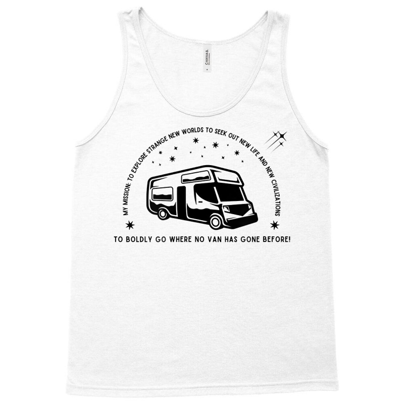 Campervan Epic Adventure T! Fun Graphic Trekkie Stargazer Rv T Shirt Tank Top by KretschmerBridge | Artistshot