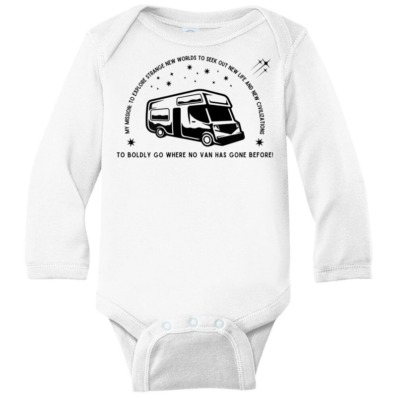 Campervan Epic Adventure T! Fun Graphic Trekkie Stargazer Rv T Shirt Long Sleeve Baby Bodysuit by KretschmerBridge | Artistshot