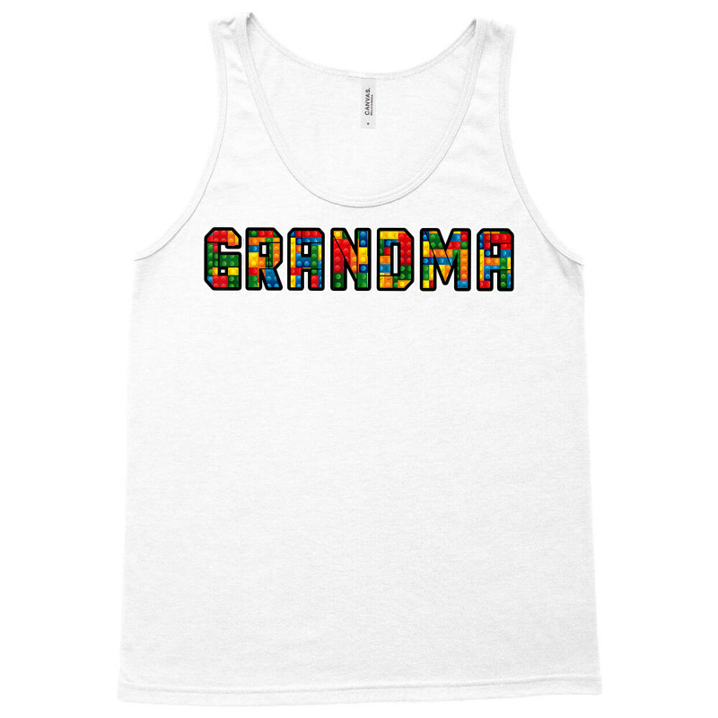 Brick Builder Funny Blocks Master Builder Grandma T Shirt Tank Top | Artistshot