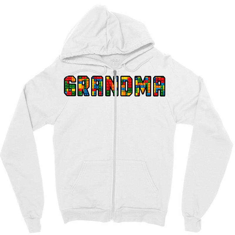 Brick Builder Funny Blocks Master Builder Grandma T Shirt Zipper Hoodie | Artistshot