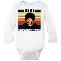 Moira Rose Bebe It’s Cold Outside Vintage Retro Long Sleeve Baby Bodysuit | Artistshot