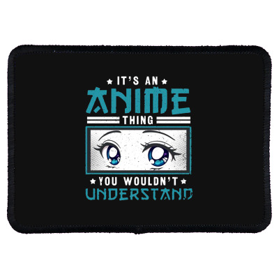 Anime Design For A Anime Fan Unisex Rectangle Patch Designed By Wildern