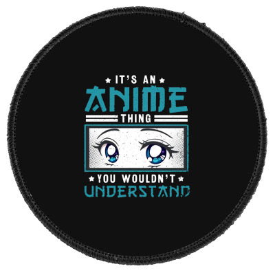 Anime Design For A Anime Fan Unisex Round Patch Designed By Wildern