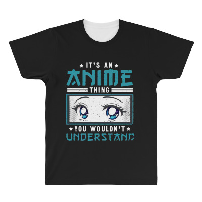 Anime Design For A Anime Fan Unisex All Over Men's T-shirt Designed By Wildern
