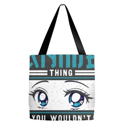 Anime Design For A Anime Fan Unisex Tote Bags Designed By Wildern