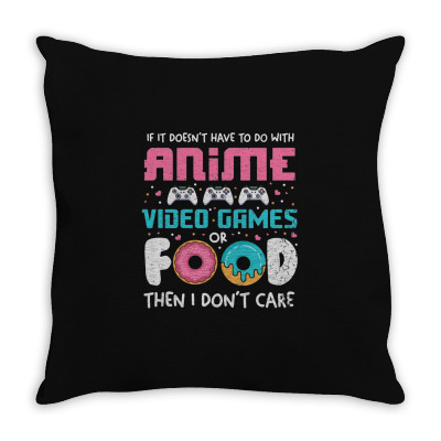 Anime Fan Throw Pillow Designed By Wildern