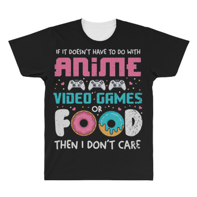 Anime Fan All Over Men's T-shirt Designed By Wildern