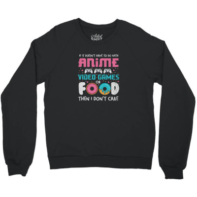 Anime Fan Crewneck Sweatshirt Designed By Wildern