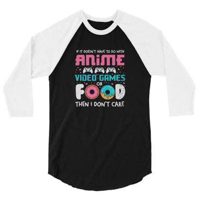 Anime Fan 3/4 Sleeve Shirt Designed By Wildern