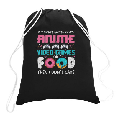 Anime Fan Drawstring Bags Designed By Wildern