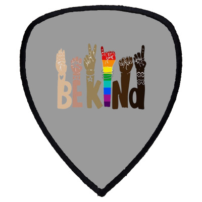 Be Kind Rainbow Shield S Patch Designed By Wildern
