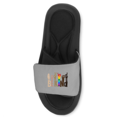 Be Kind Rainbow Slide Sandal Designed By Wildern