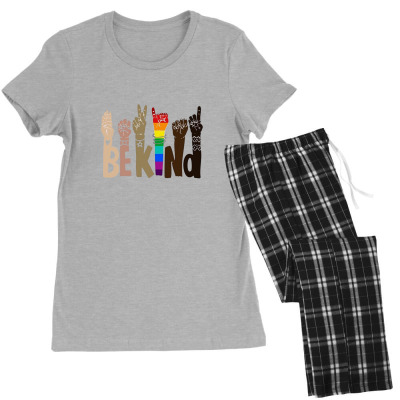 Be Kind Rainbow Women's Pajamas Set Designed By Wildern