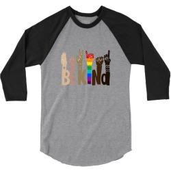 be kind rainbow 3/4 Sleeve Shirt | Artistshot