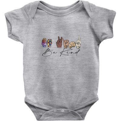 Be Kind Sign Language Baby Bodysuit Designed By Wildern
